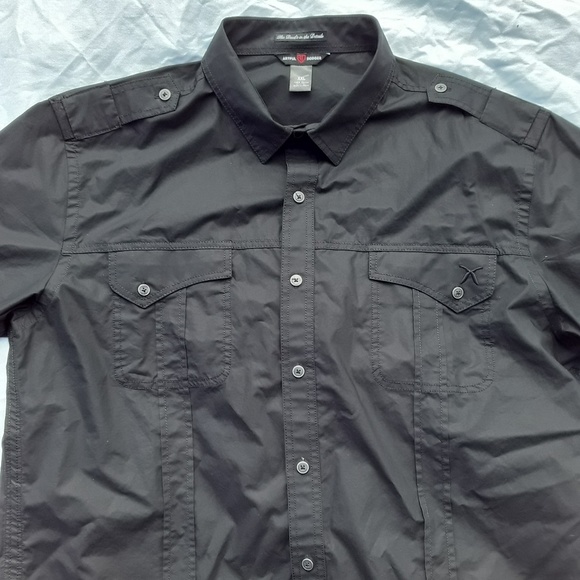 Artful Dodger black button down - Picture 3 of 4